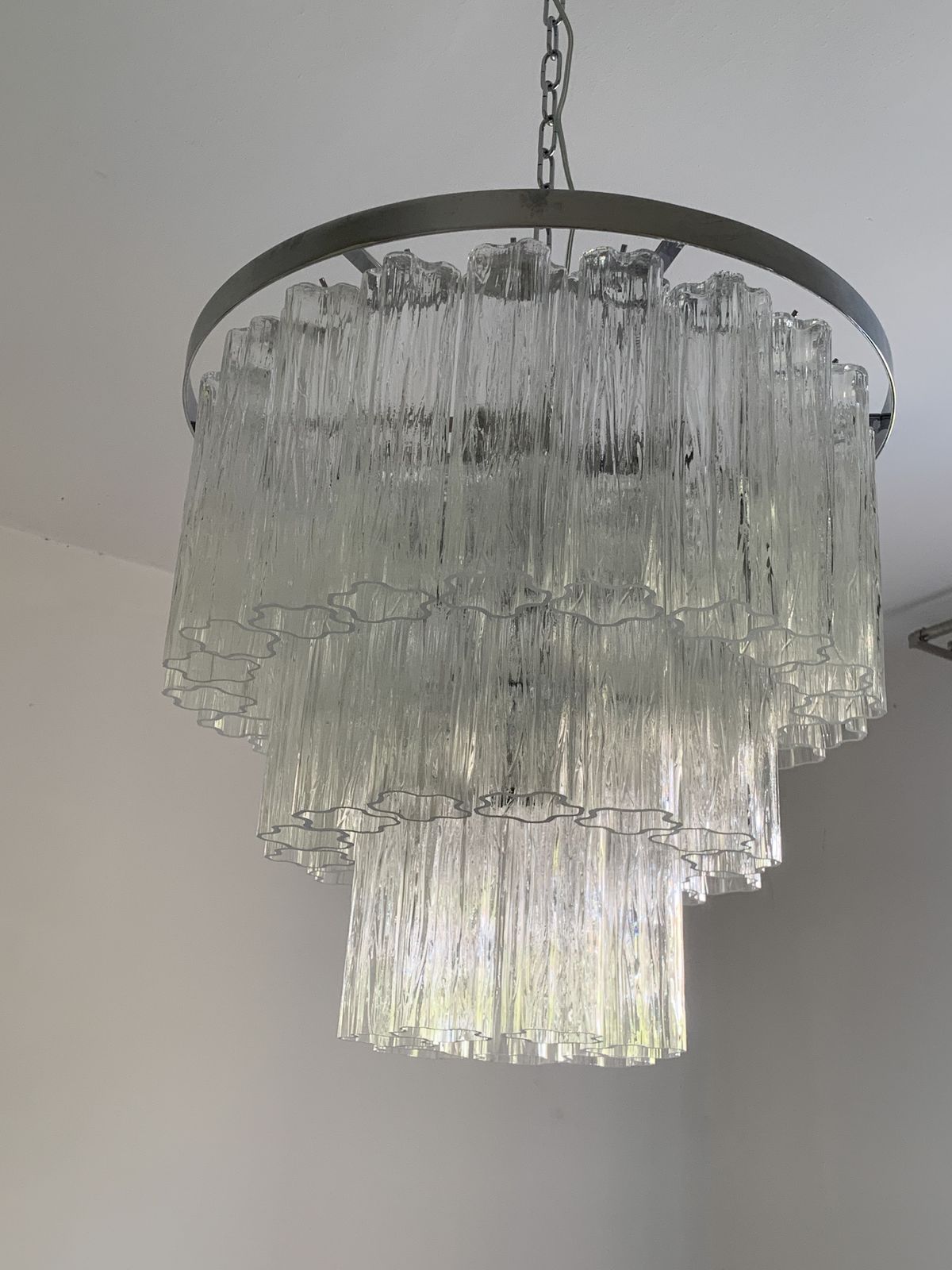 Impressive Murano Glass Sputnik Chandelier Like Mazzega Zuccheri Venini Barovier Style photo Lighting