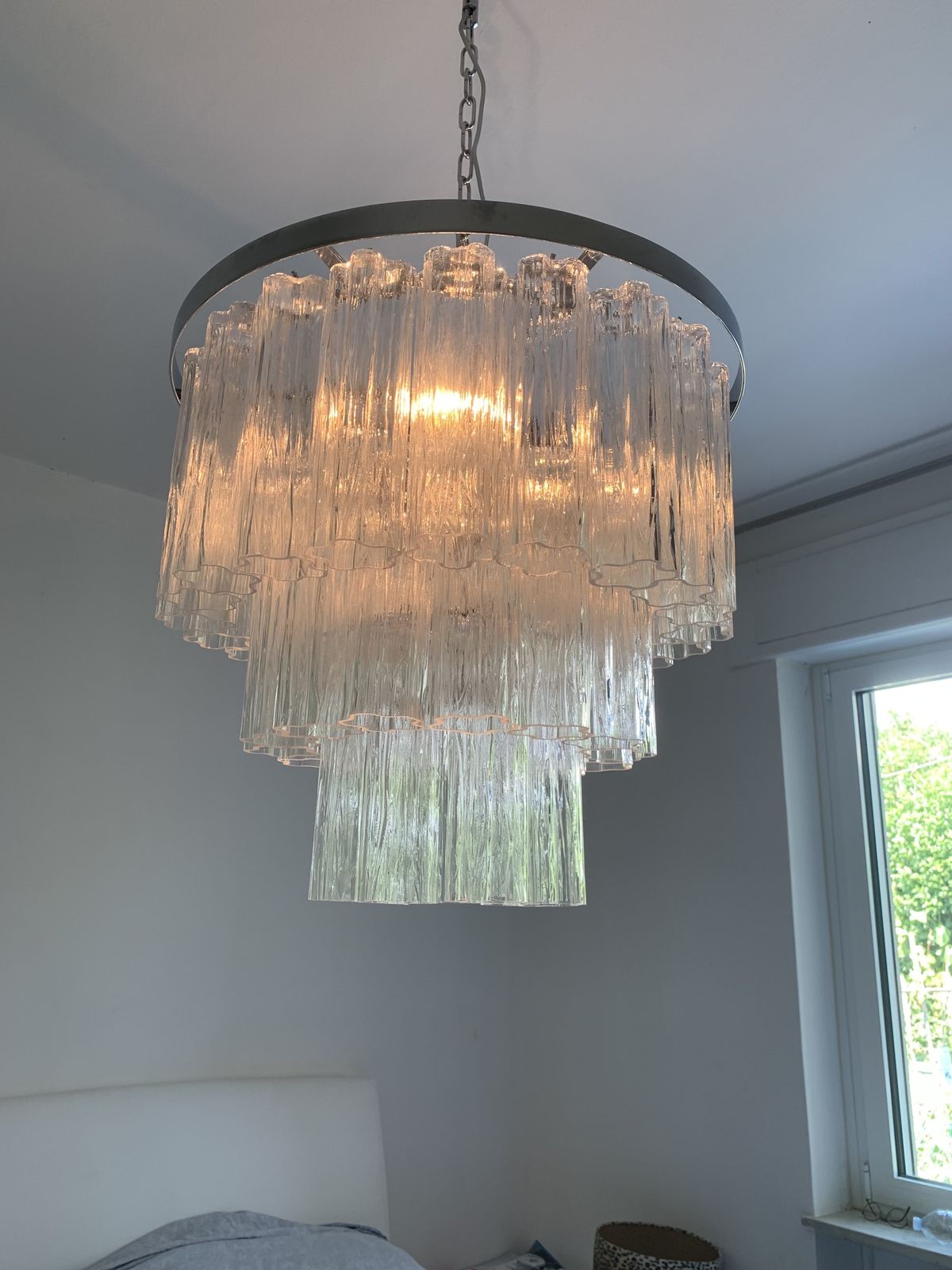 Impressive Murano Glass Sputnik Chandelier Like Mazzega Zuccheri Venini Barovier Style