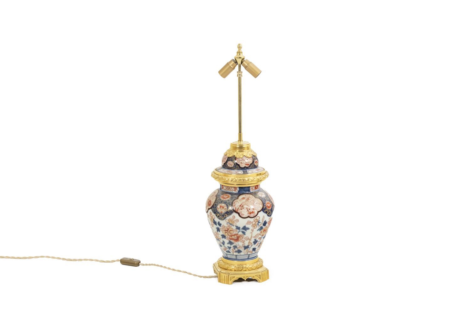 Lamp In Imari Porcelain And Gilt Bronze, Circa 1880 photo furniture
