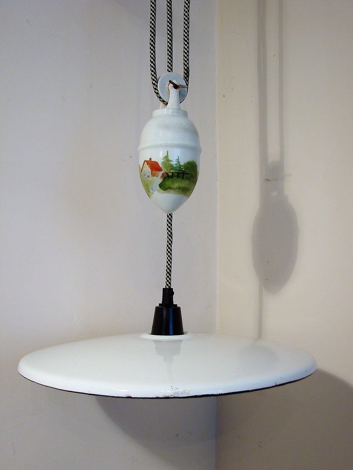 Hanglamp met contragewicht, jaren 1930 photo vinterior
