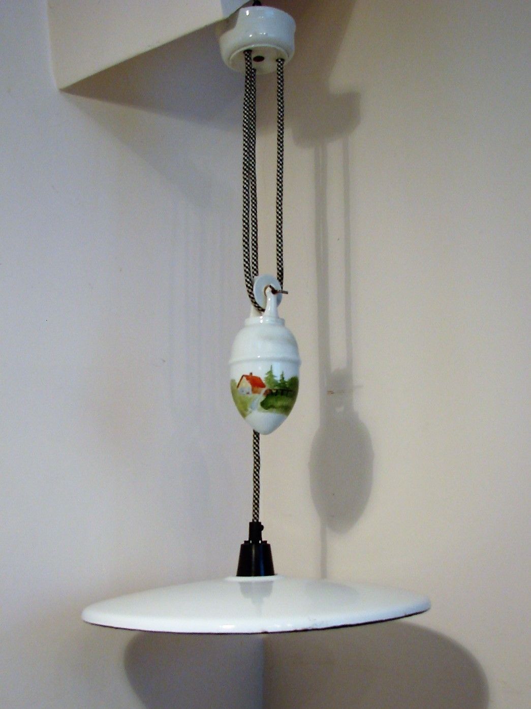 photo for sale Hanglamp met contragewicht, jaren 1930