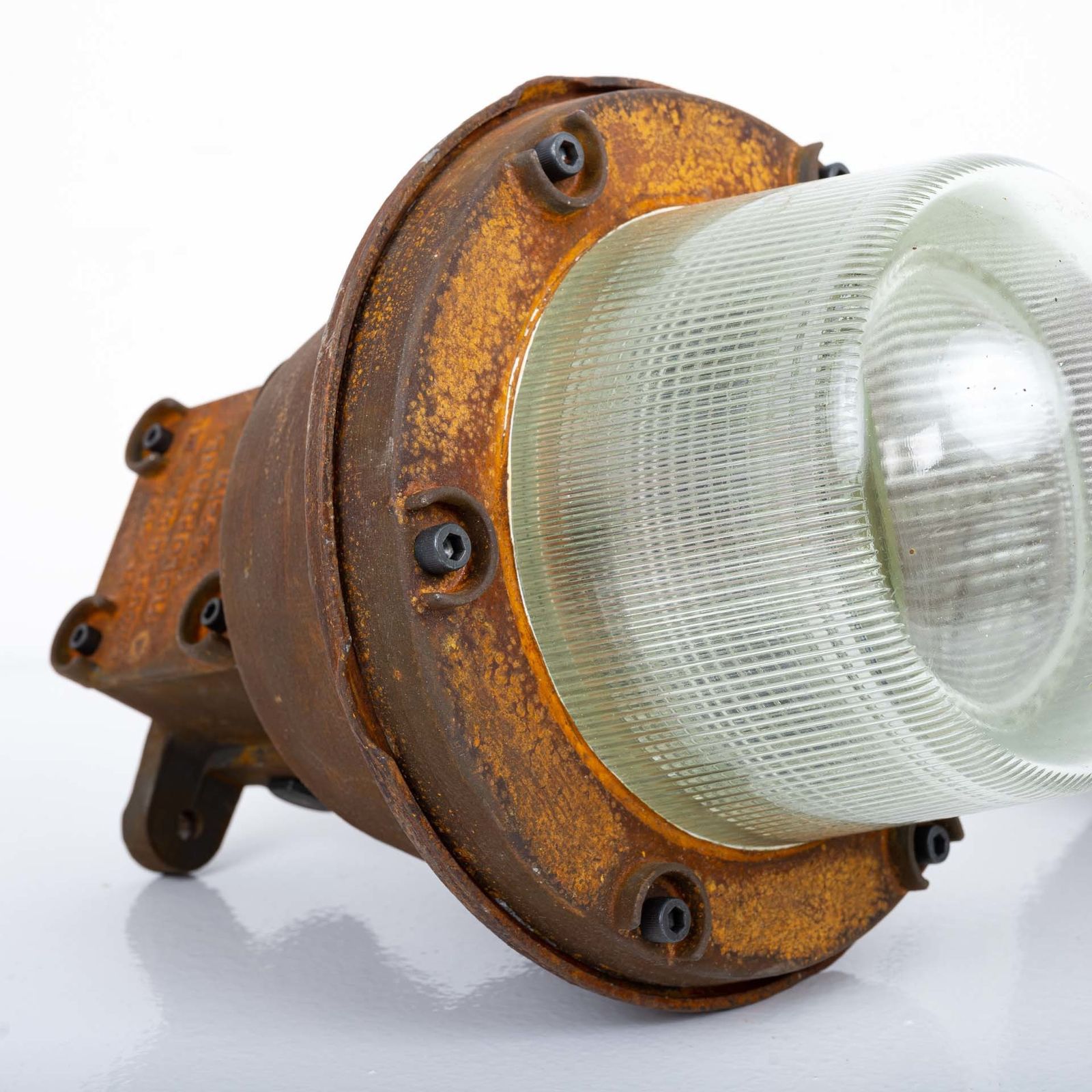 Rusted Explosionproof Industrial Pendant Lights By Holophane photo Lighting