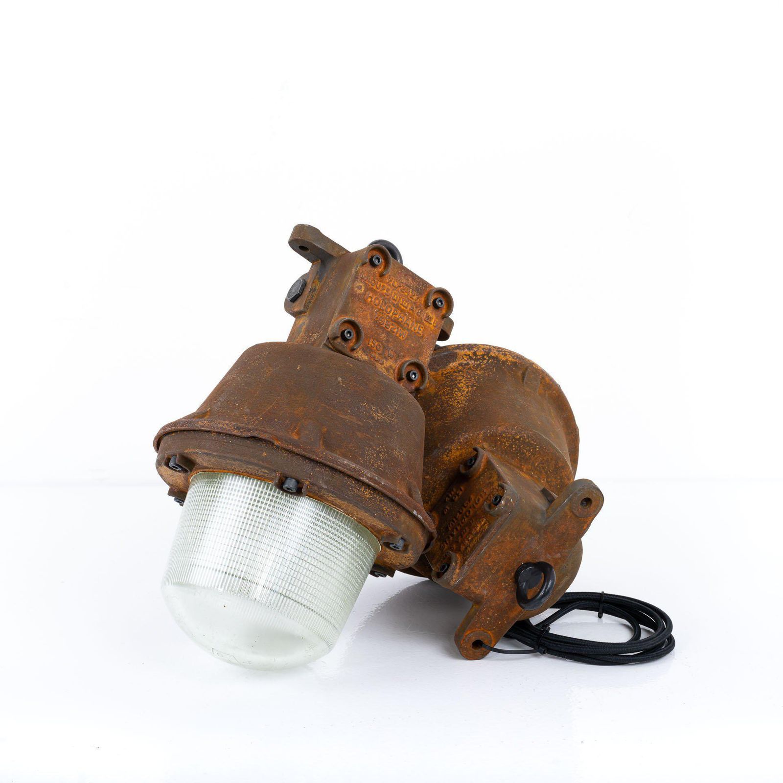 photo furniture Rusted Explosionproof Industrial Pendant Lights By Holophane