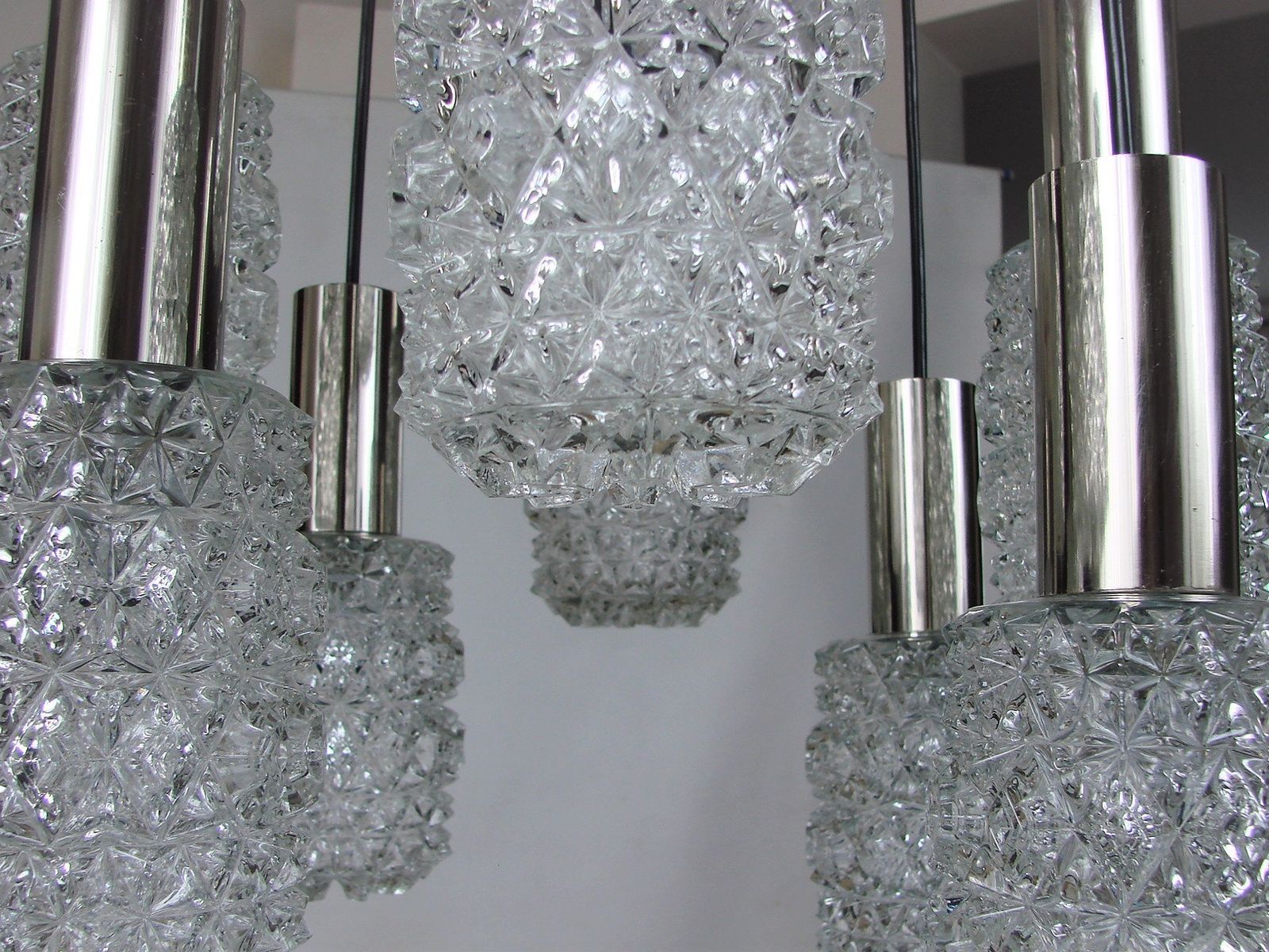 The Bauhamp Leuchten Neheum Type 421 Cascade Chandelier photo for sale