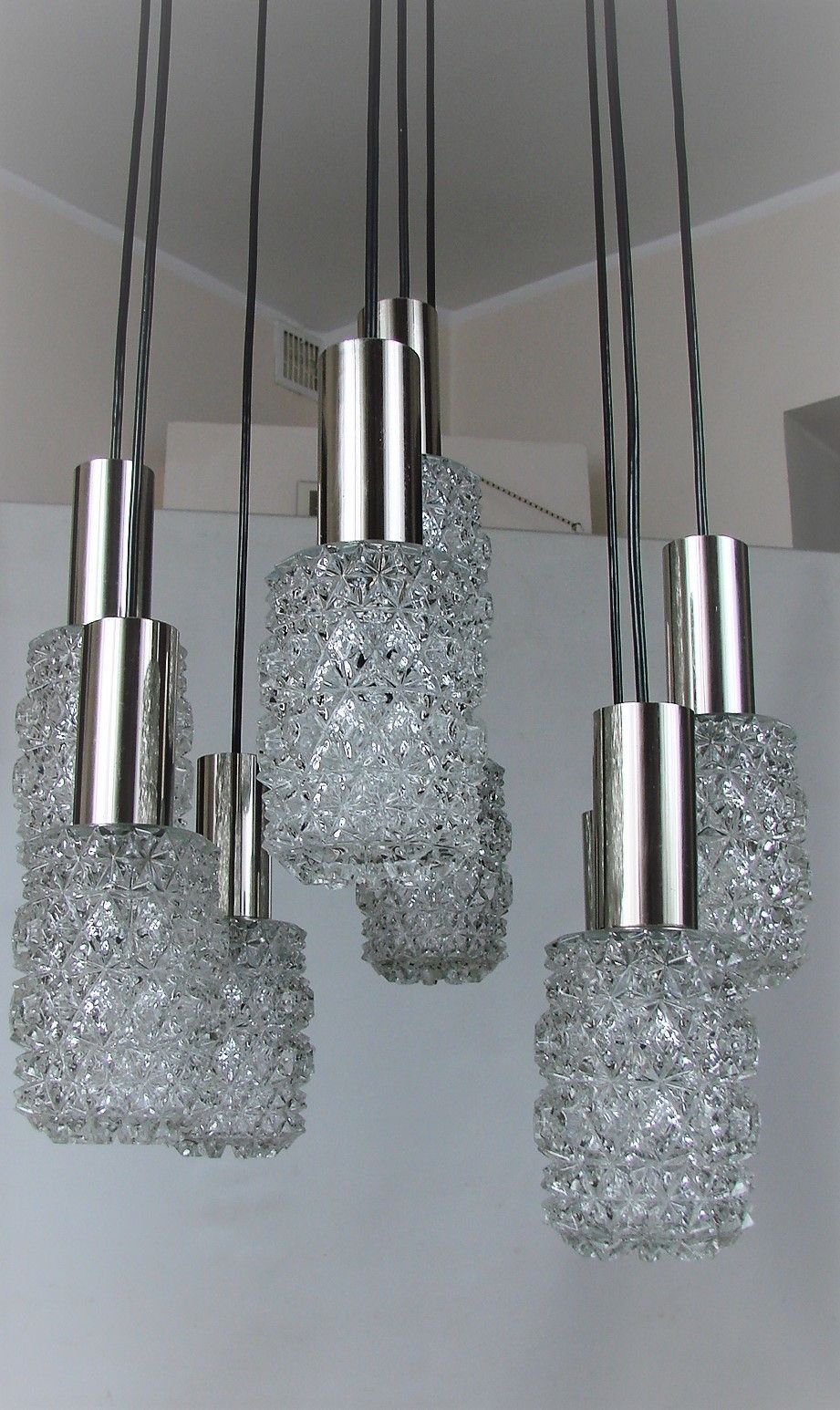 The Bauhamp Leuchten Neheum Type 421 Cascade Chandelier photo vinterior