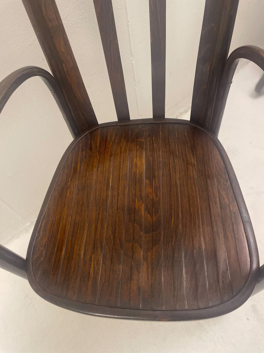 Early Mid Century Armchair By Josef Hoffmann For J&J Kohn photo vinterior