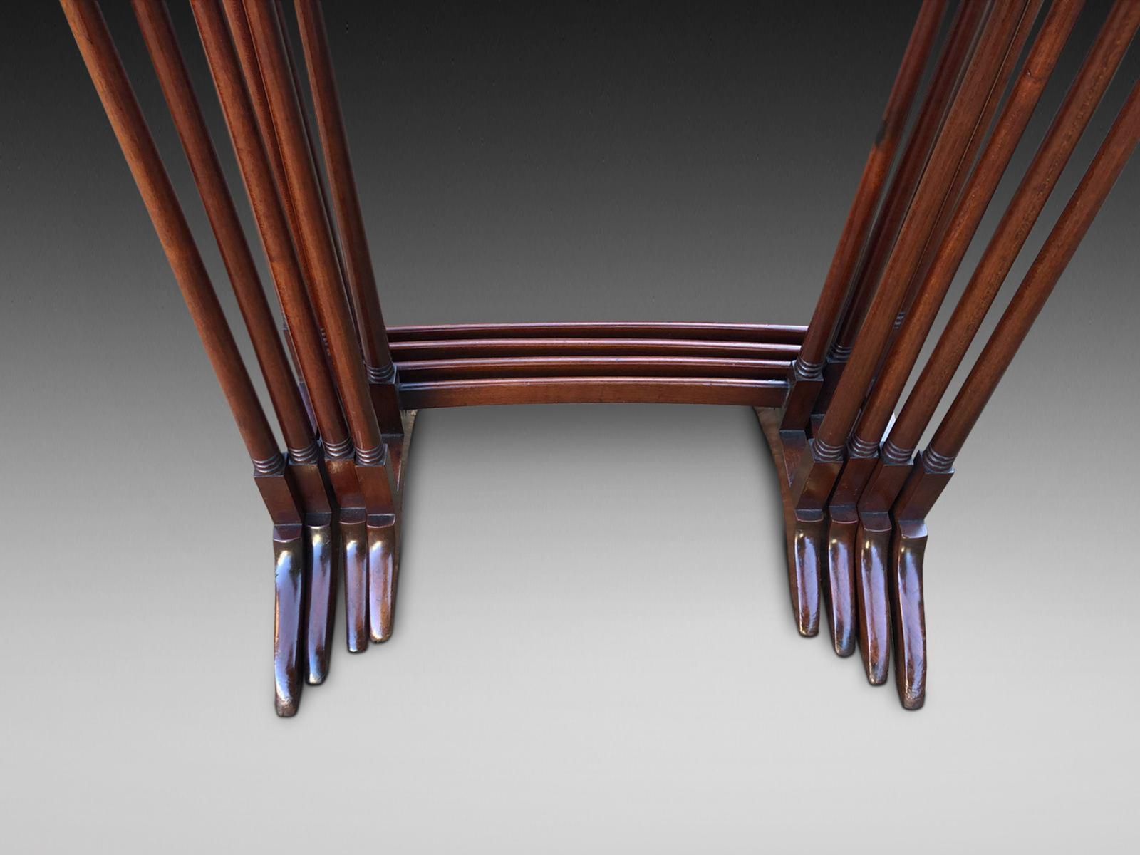 Georgian Style Mahogany Nest Of Tables photo furniture