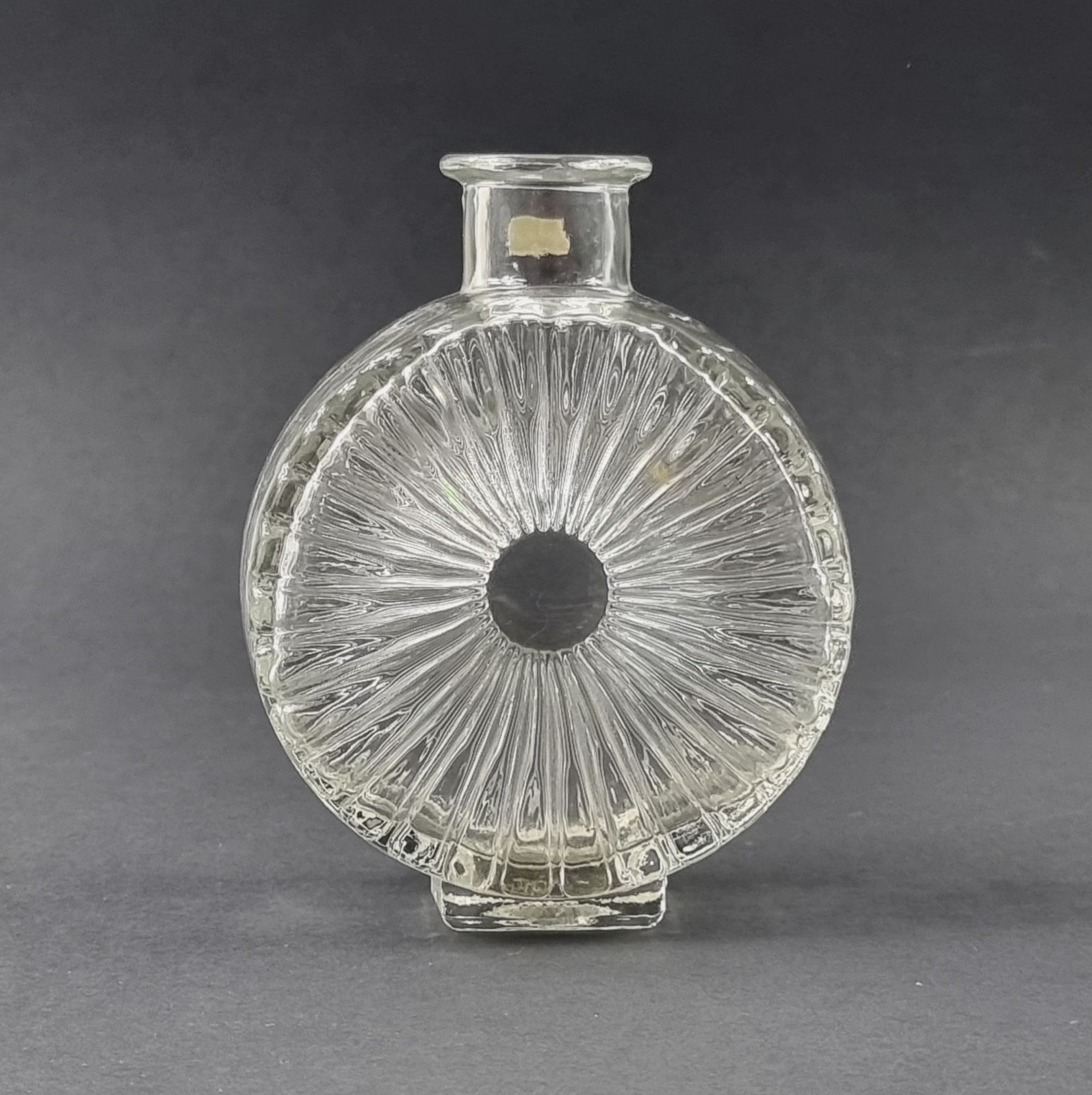 Mid Century Glass Vase From The Aurinkopullo (Sunflower) Series By Helena Tynell For Riihimäki Lasi, Finland, 1960s photo furniture