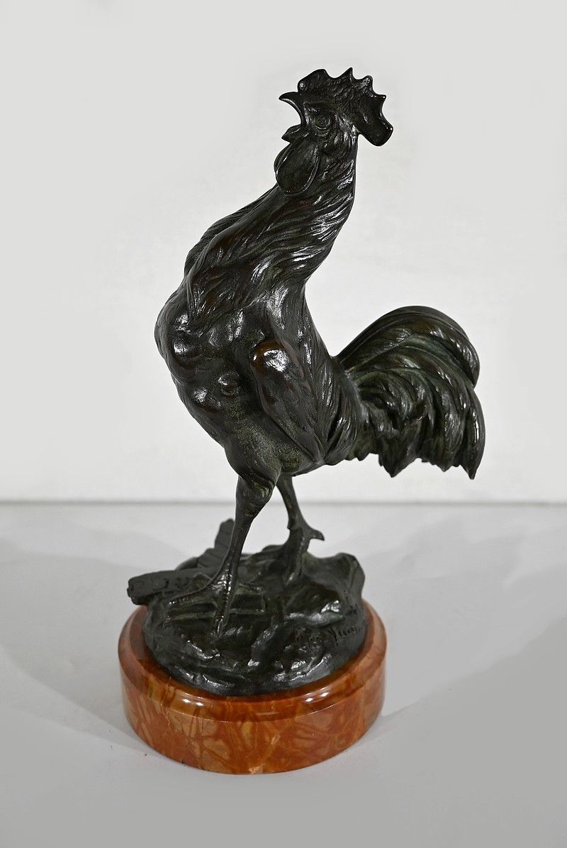 Bronze “Le Coq Gaulois”, By G. Vacossin – Early 20th Century photo Art