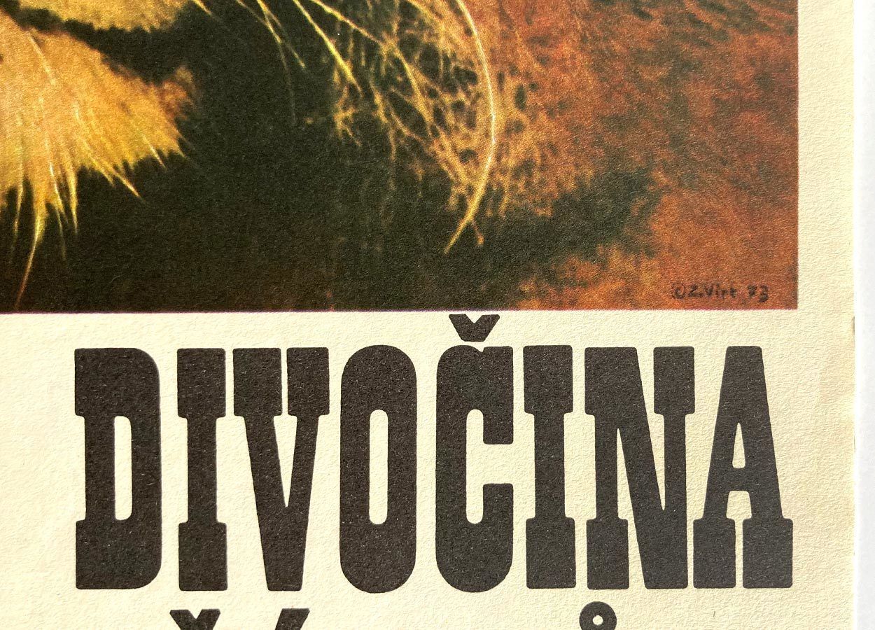 Movie Poster, Living Free, Zdeněk Virt, 1973 photo 54.0