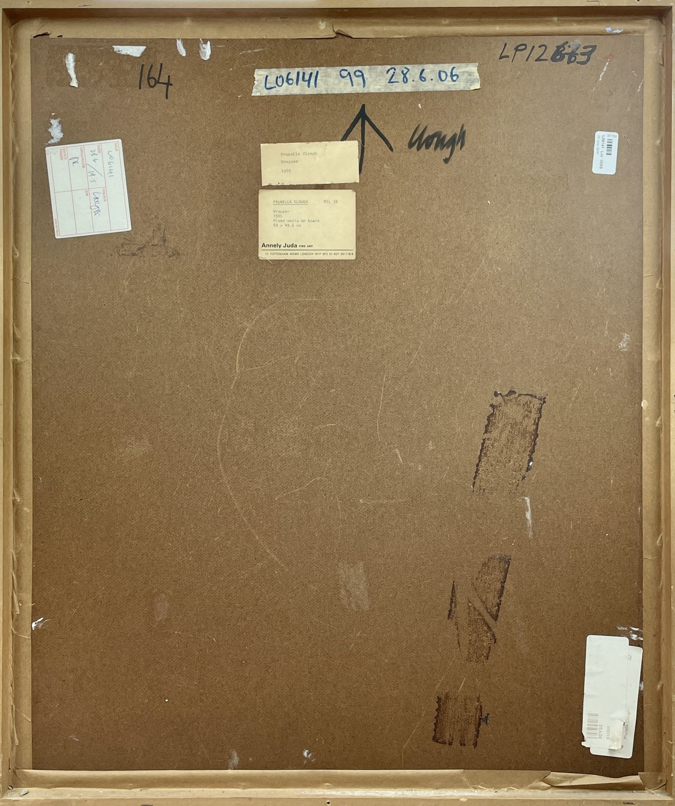 "Wrapper" Mixed Media Abstract Painting By Prunella Clough 1919 1999 photo for sale