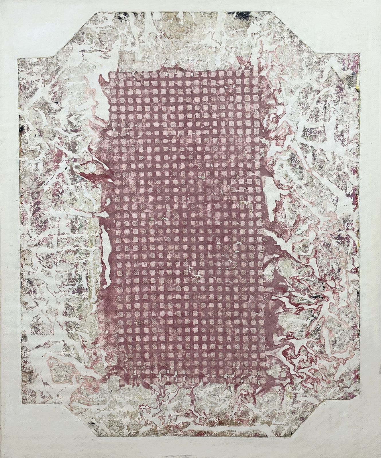 "Wrapper" Mixed Media Abstract Painting By Prunella Clough 1919 1999 photo furniture