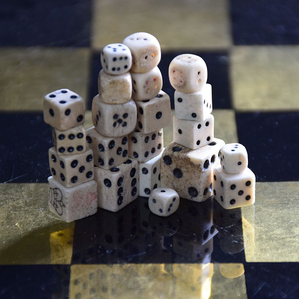 Game Board, 1800s, Antique photo furniture