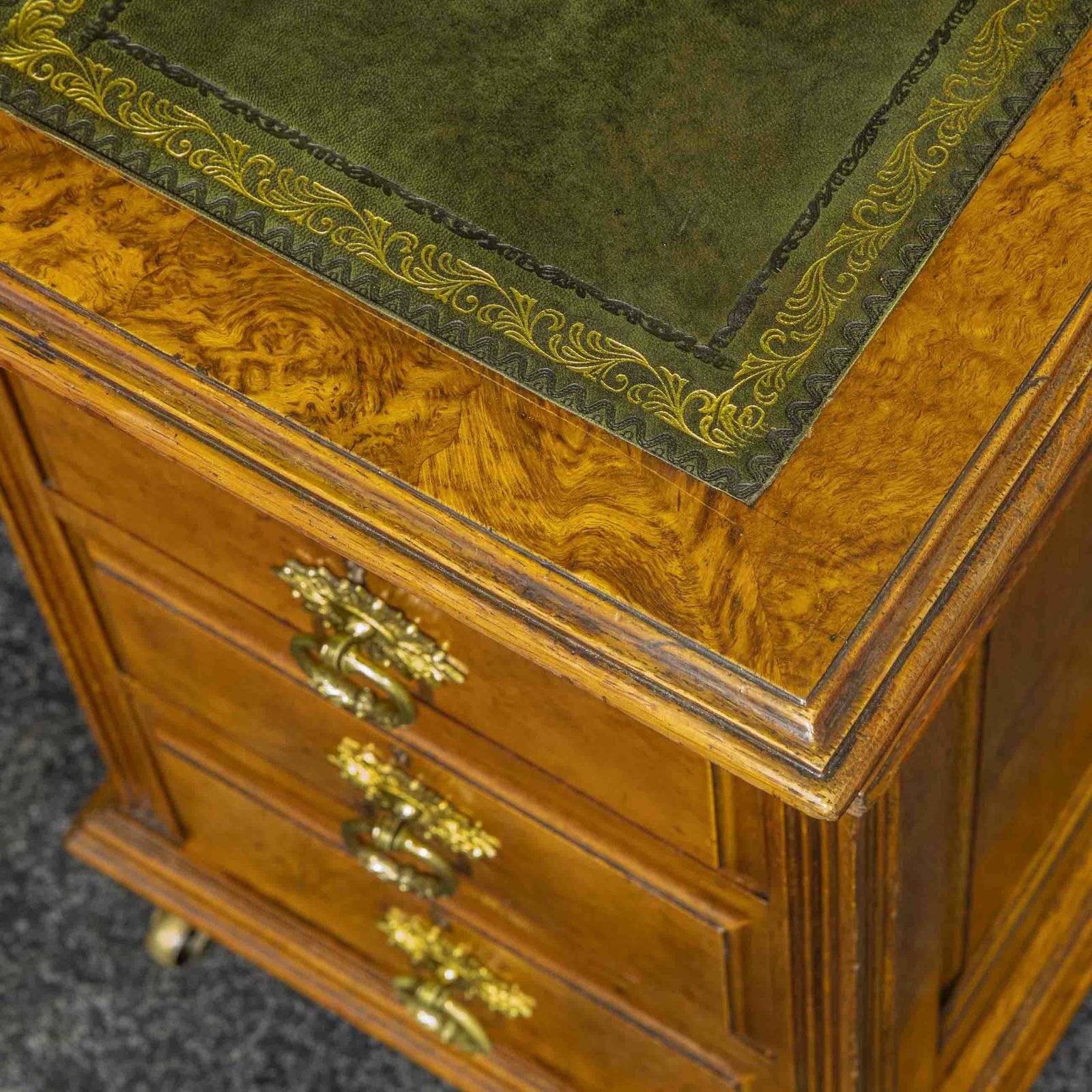 Furniture Late Victorian Pollard Oak Desk By Thomas Turner photo