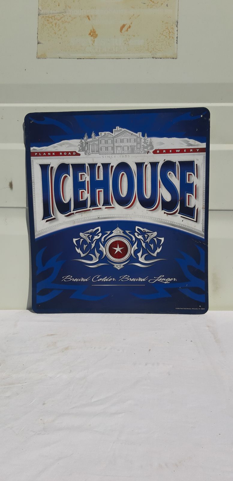 American Tole Advertising Plate Icehouse Milwaukee photo Home Decor