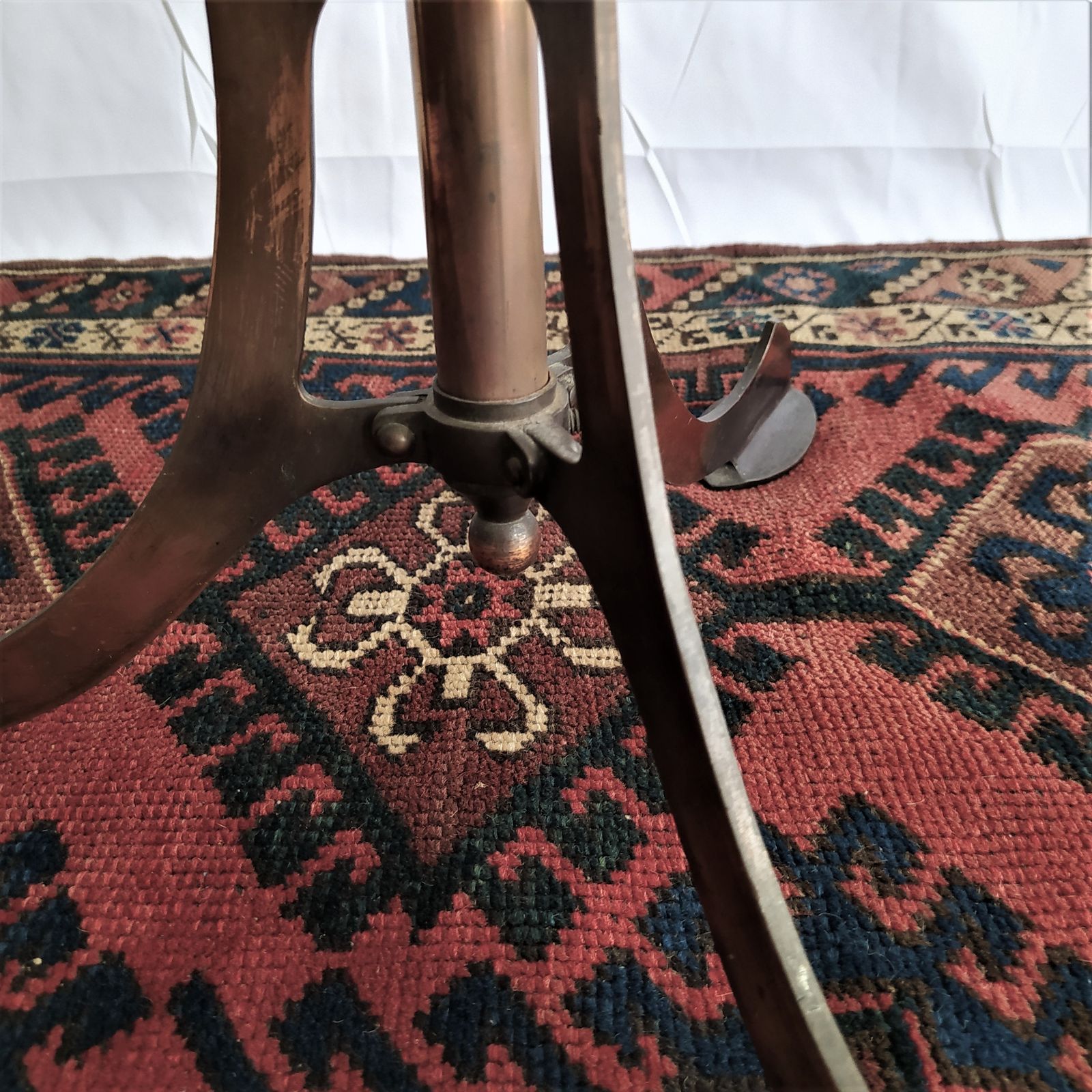 Arts And Crafts Adjustable, Tri Footed, Standard Floor Lamp, Finlay, London photo vintage