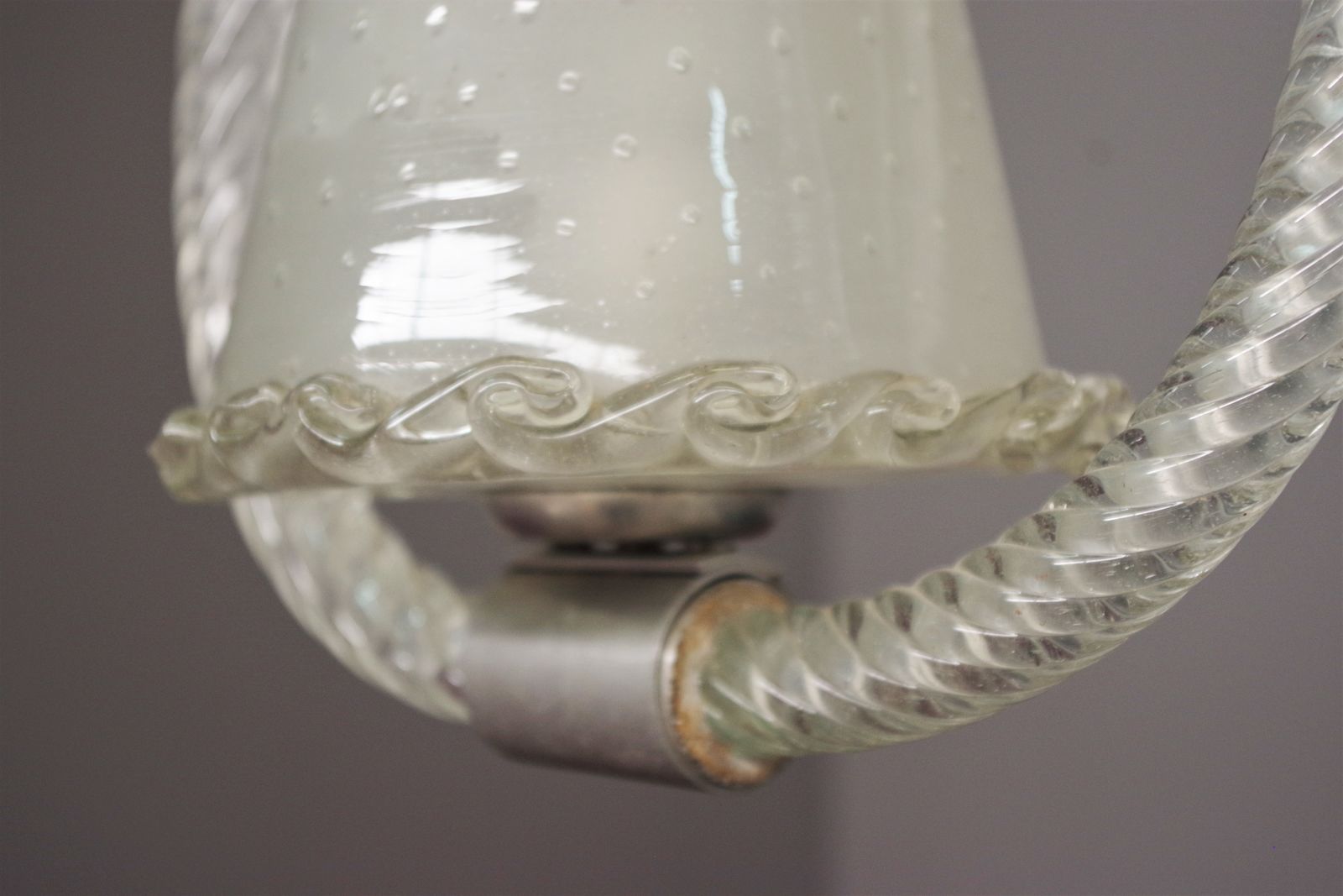 Murano Glass Chandelier By Barovier & Toso, 1950 photo vinterior