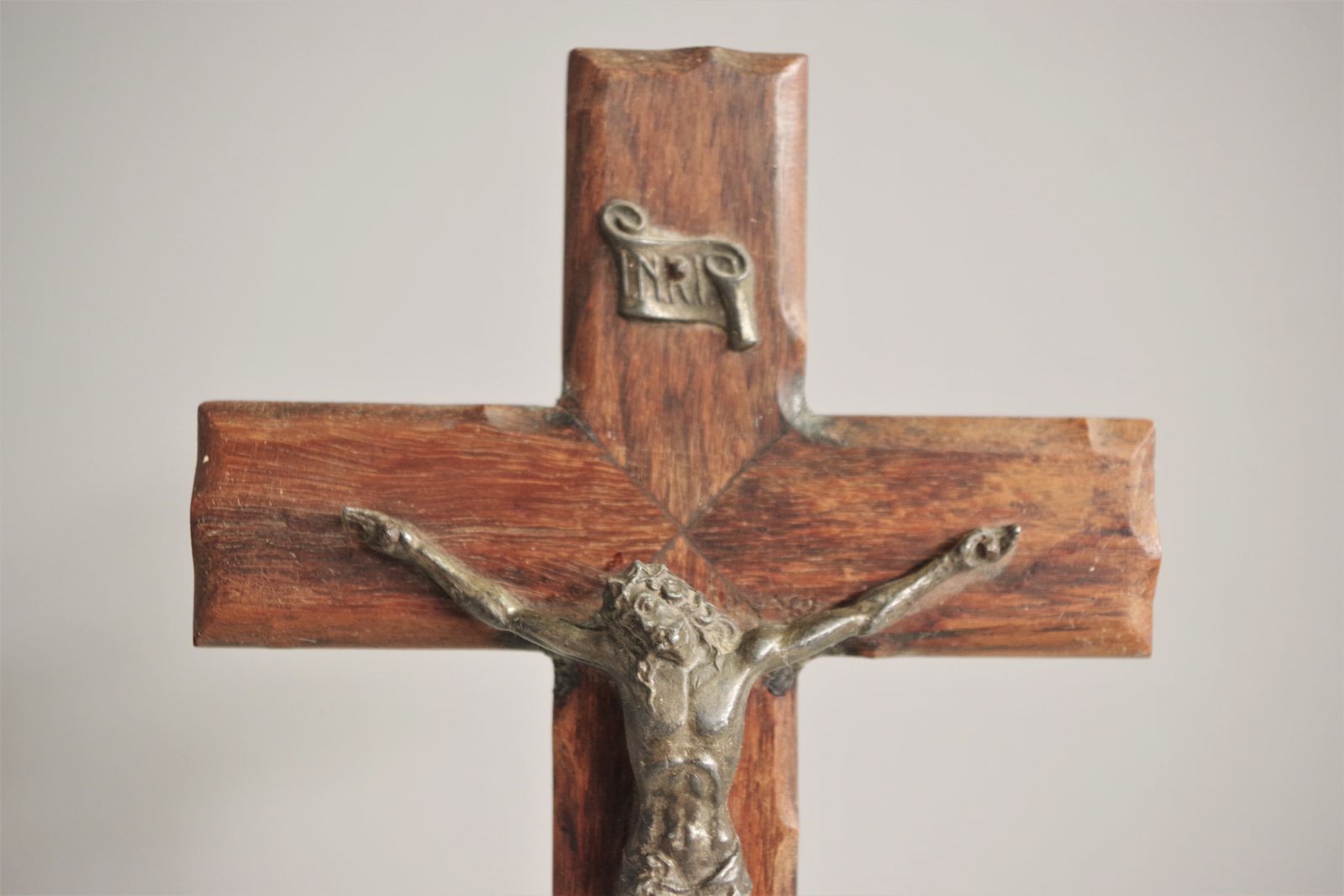Cross In Wood And Iron From The 1970s photo vinterior