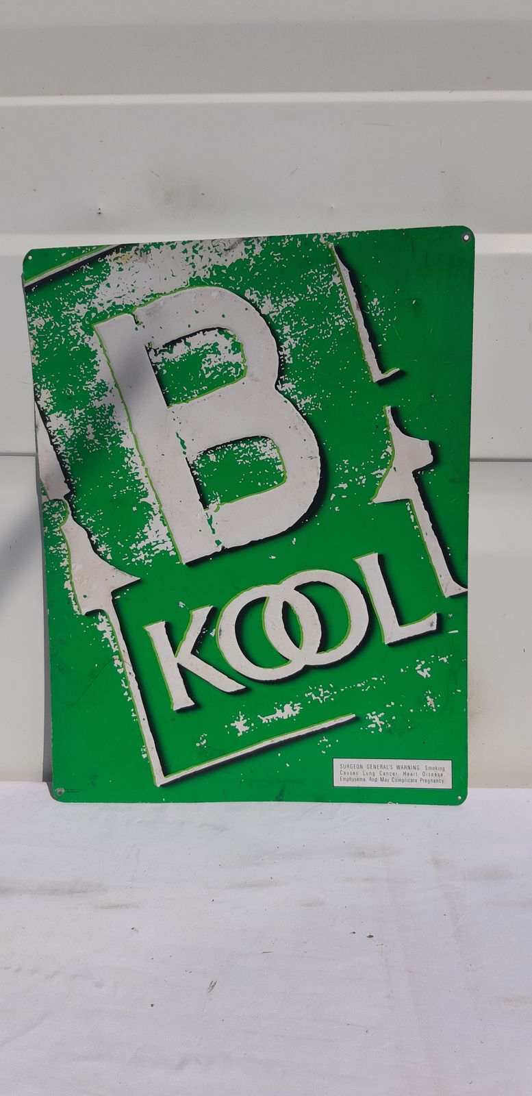 American Advertising Plate In Tole B Kool photo for sale