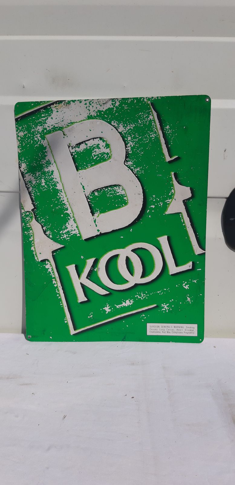American Advertising Plate In Tole B Kool