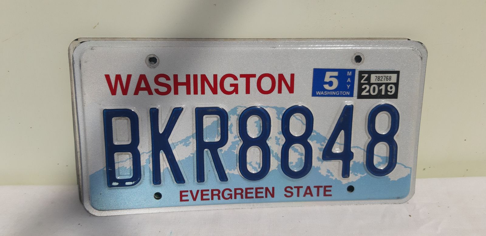 8 American License Plates In Tole photo for sale