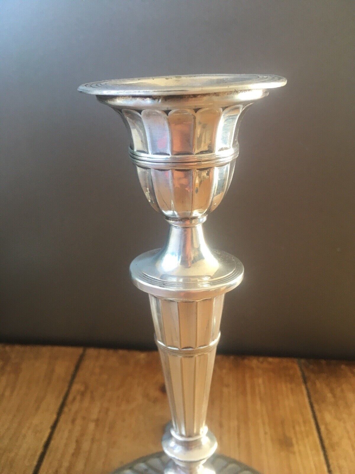 photo furniture Pair Of Vintage Regency William Adam Style Viners Epns Plated Candle Holders Candlesticks