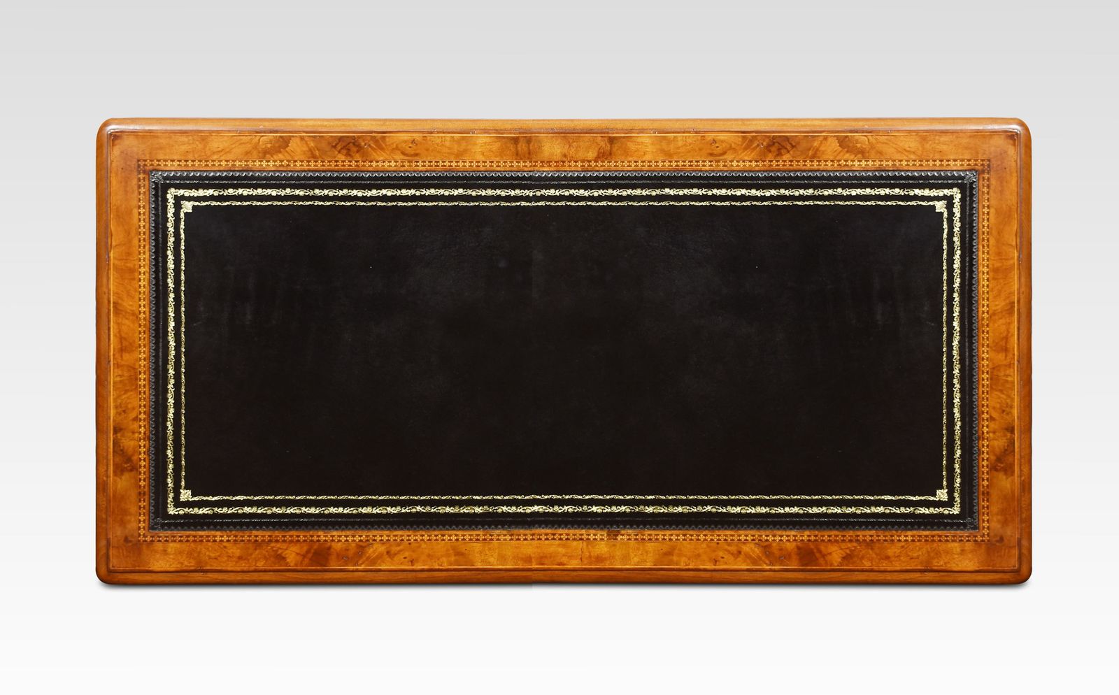 Furniture Walnut Writing Desk In The Manner Of Gillows photo