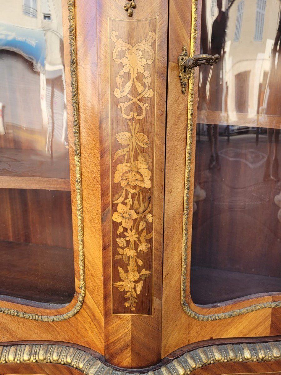 4187.0 Sideboard In Marquetry And Bronze, Napoleon III, Xixth Century photo