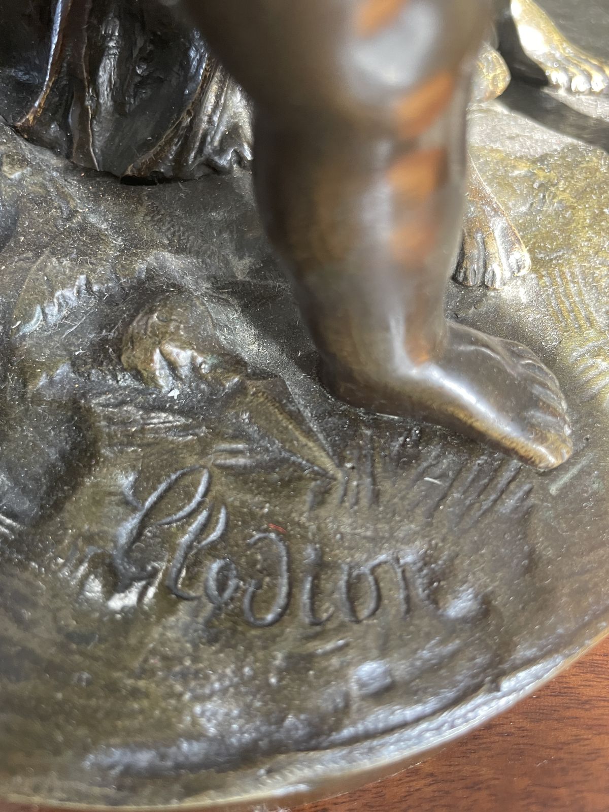 Antique Outstanding Quality Bronze Dancing Maidens Statue Signed By Clodion photo furniture