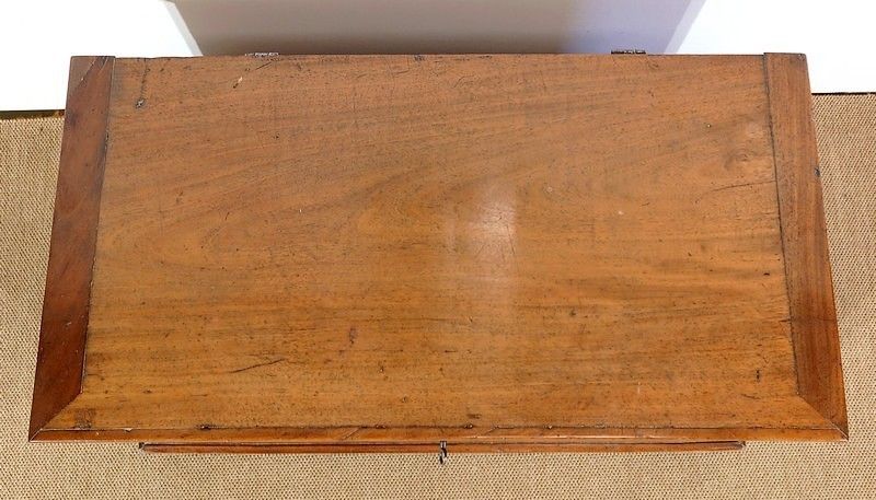 Mahogany Travel Trunk   2nd Half Of The 19th Century photo Furniture