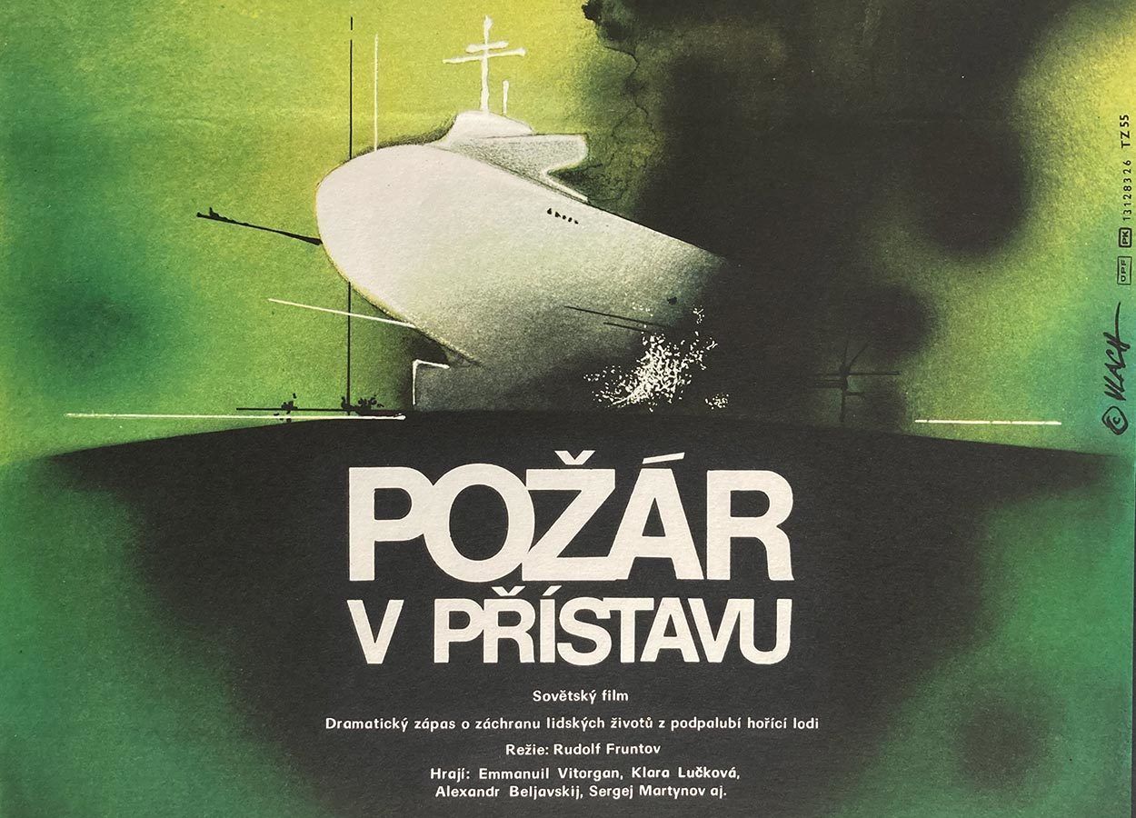 Original Film Poster, Fateful Sunday, Zdeněk Vlach, 1984, Genuine Czech Vintage Print photo Art