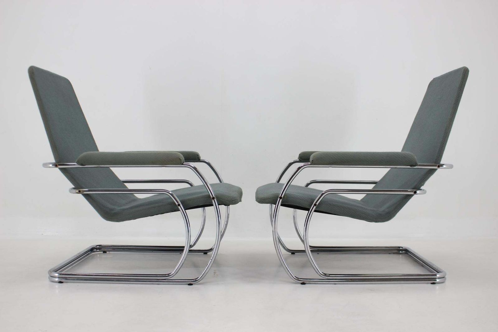 1970s Pair Of Rare Tubular Armchairs photo furniture