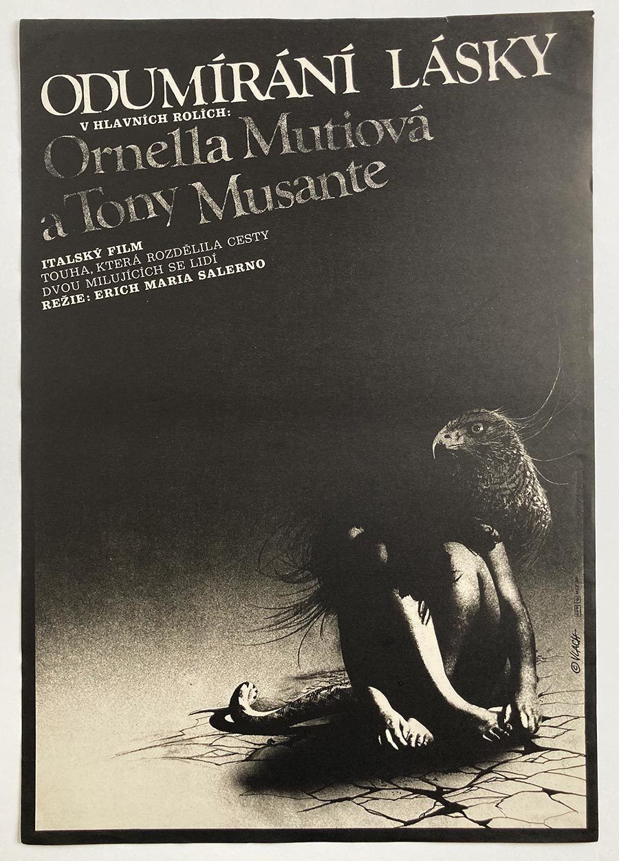 Original Film Poster, Break Up, Zdeněk Vlach, 1981, Genuine Czech Vintage Print