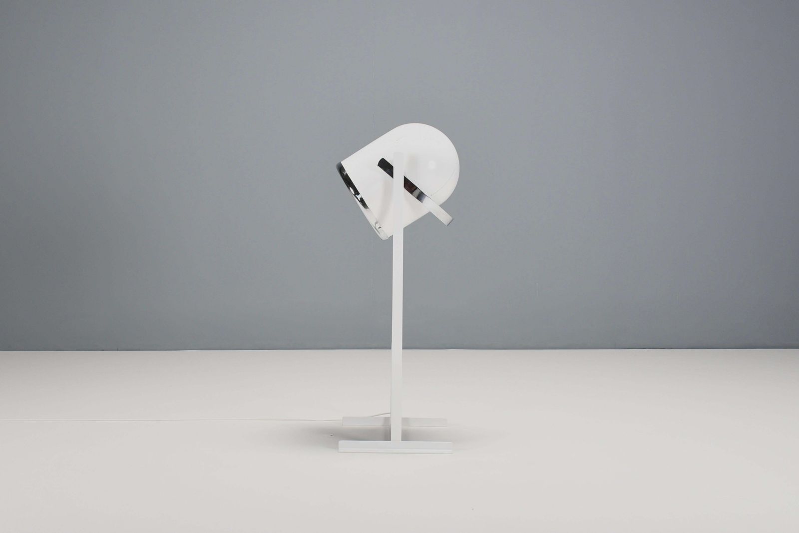 Rare Metal And Chrome Floor Lamp By Goffredo Reggiani, Italy, 1970s photo vinterior