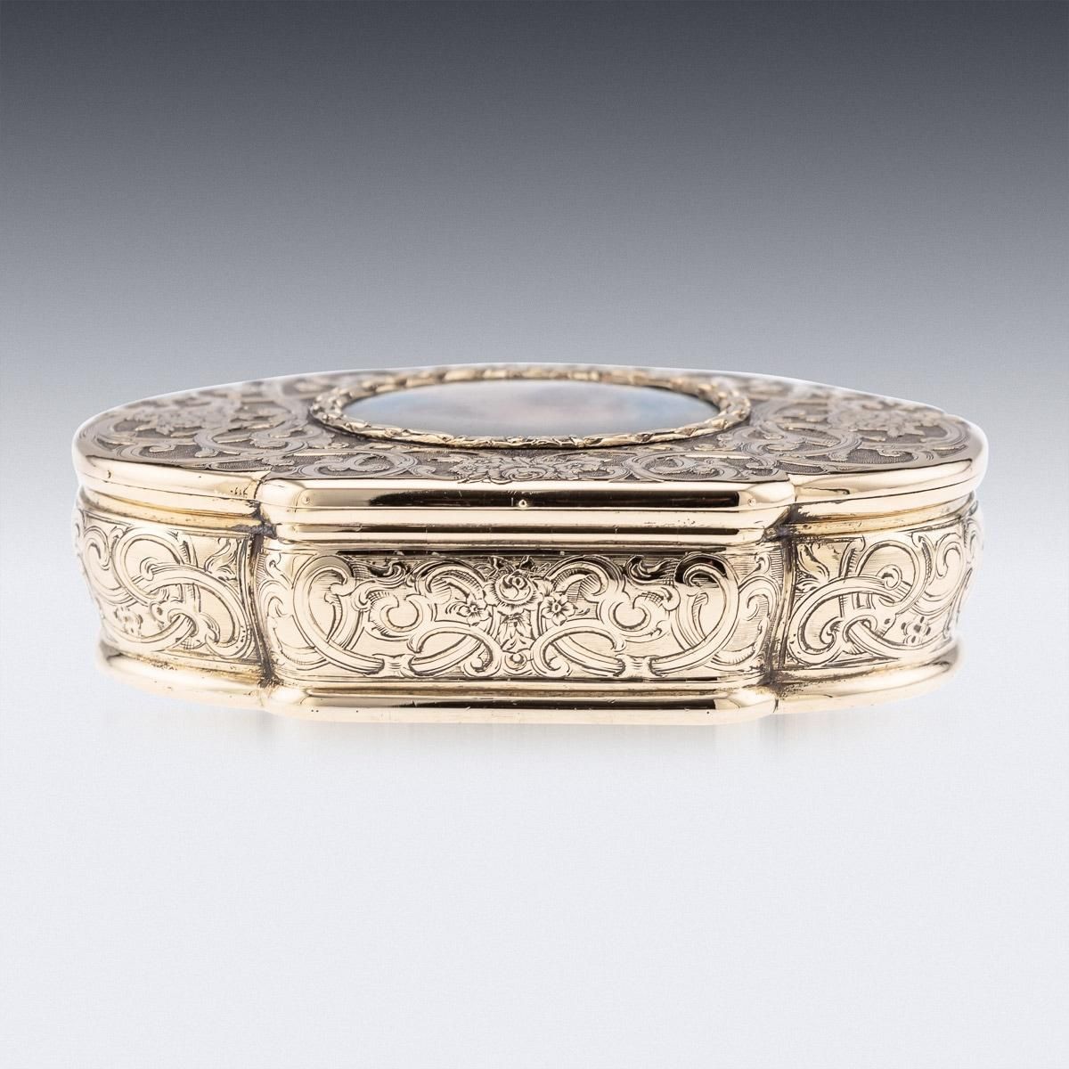 19th Century French 18k Gold Royal Presentation Snuff Box, C.1850 photo 16795.0