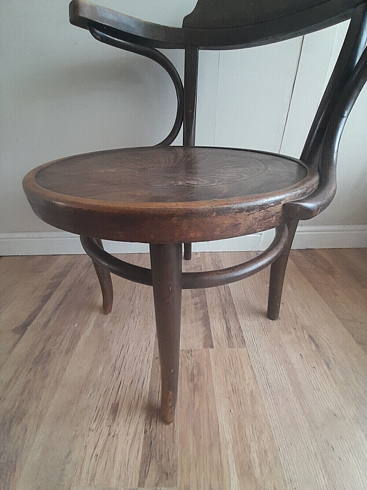 Furniture Original Mundus J&J Kohn Antique Bentwood Armchair photo