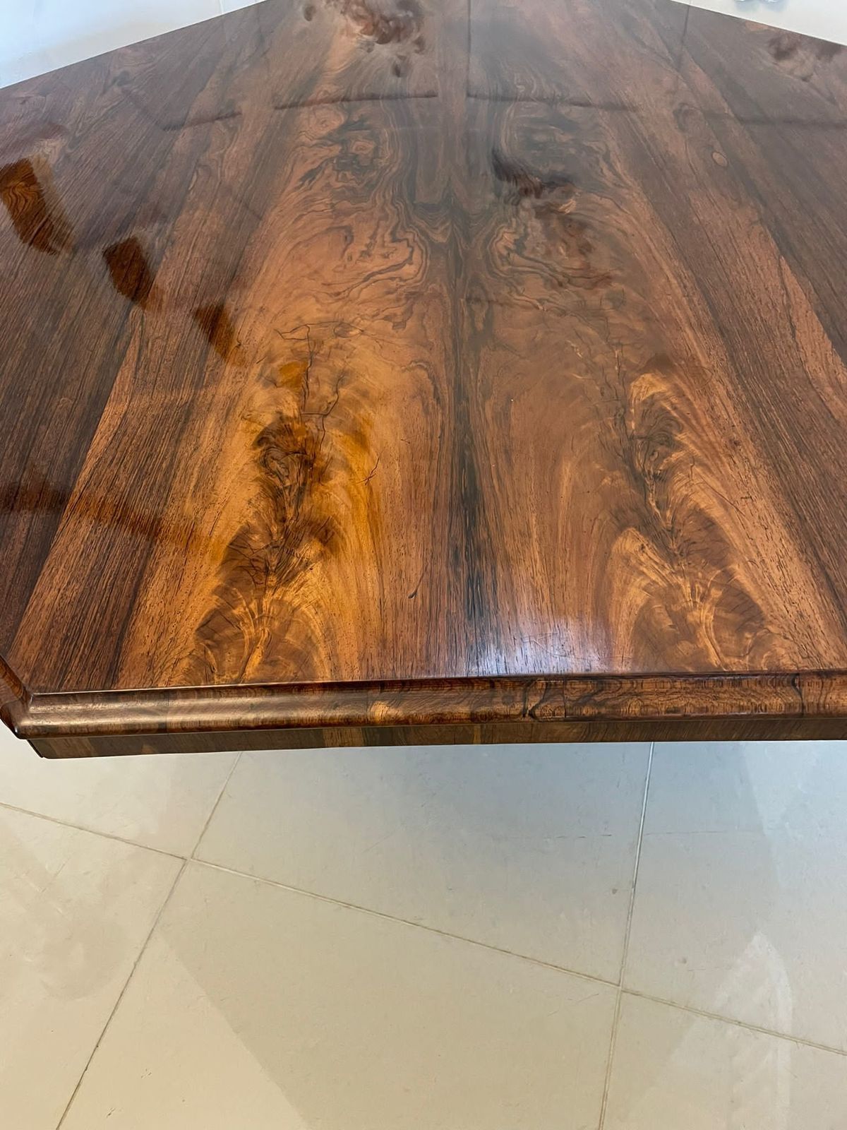 Outstanding Quality Large Antique Rosewood Dining Table By Gillows photo buy