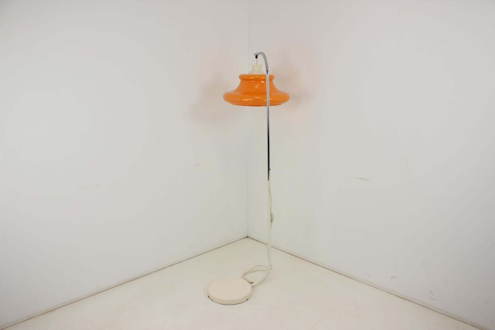 Mid Century Floor Lamp In Style Of Harvey Guzzini, 1970's photo for sale