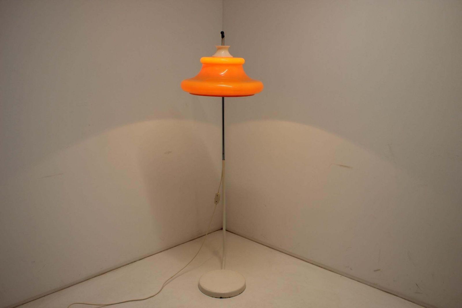 Lighting Mid Century Floor Lamp In Style Of Harvey Guzzini, 1970's photo