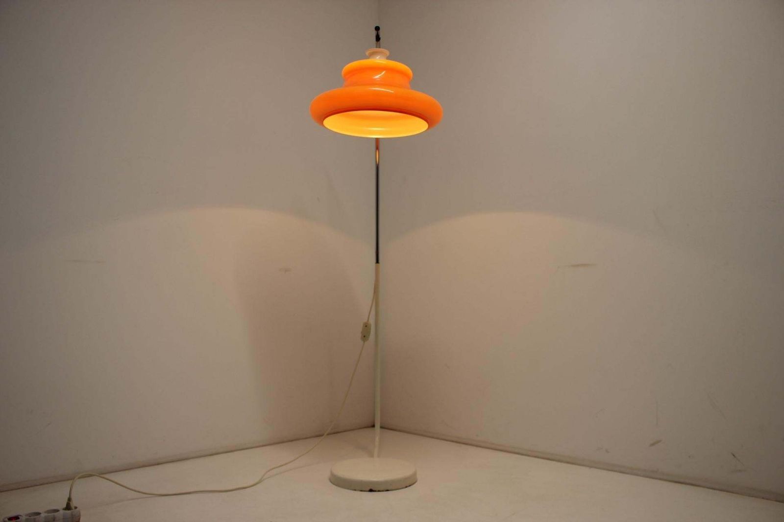 653.0 Mid Century Floor Lamp In Style Of Harvey Guzzini, 1970's photo