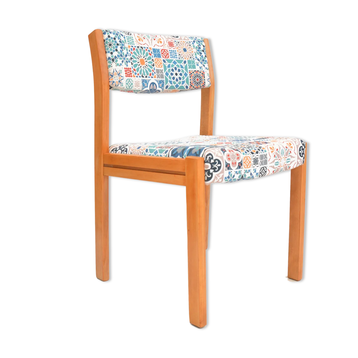 Modern And Ethnic Upholstered Chair From The 1980s, Wk Möbel Germany