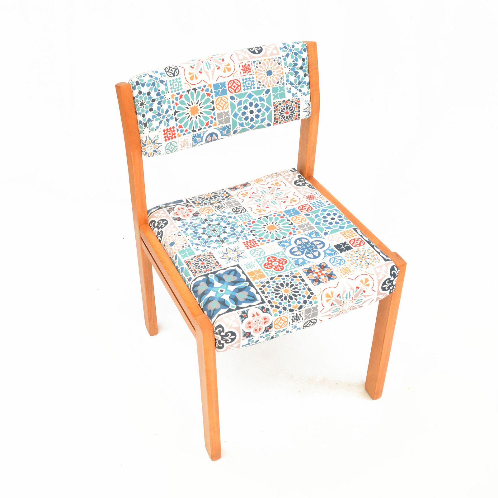 Modern And Ethnic Upholstered Chair From The 1980s, Wk Möbel Germany photo vinterior