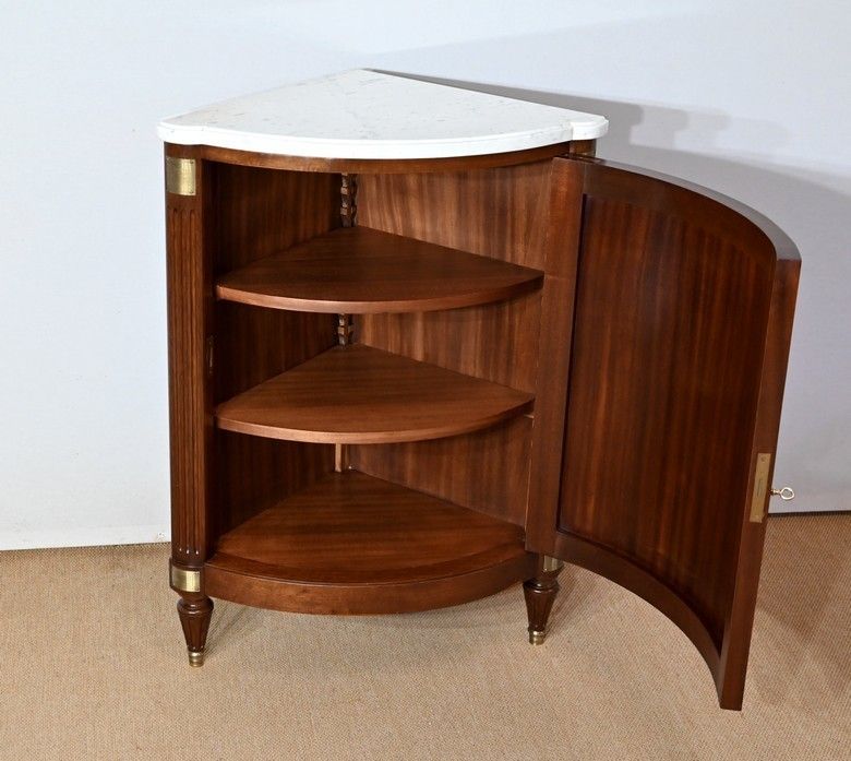 Corner In Solid Mahogany, Louis XVI Style   Mid 20th Century photo Furniture