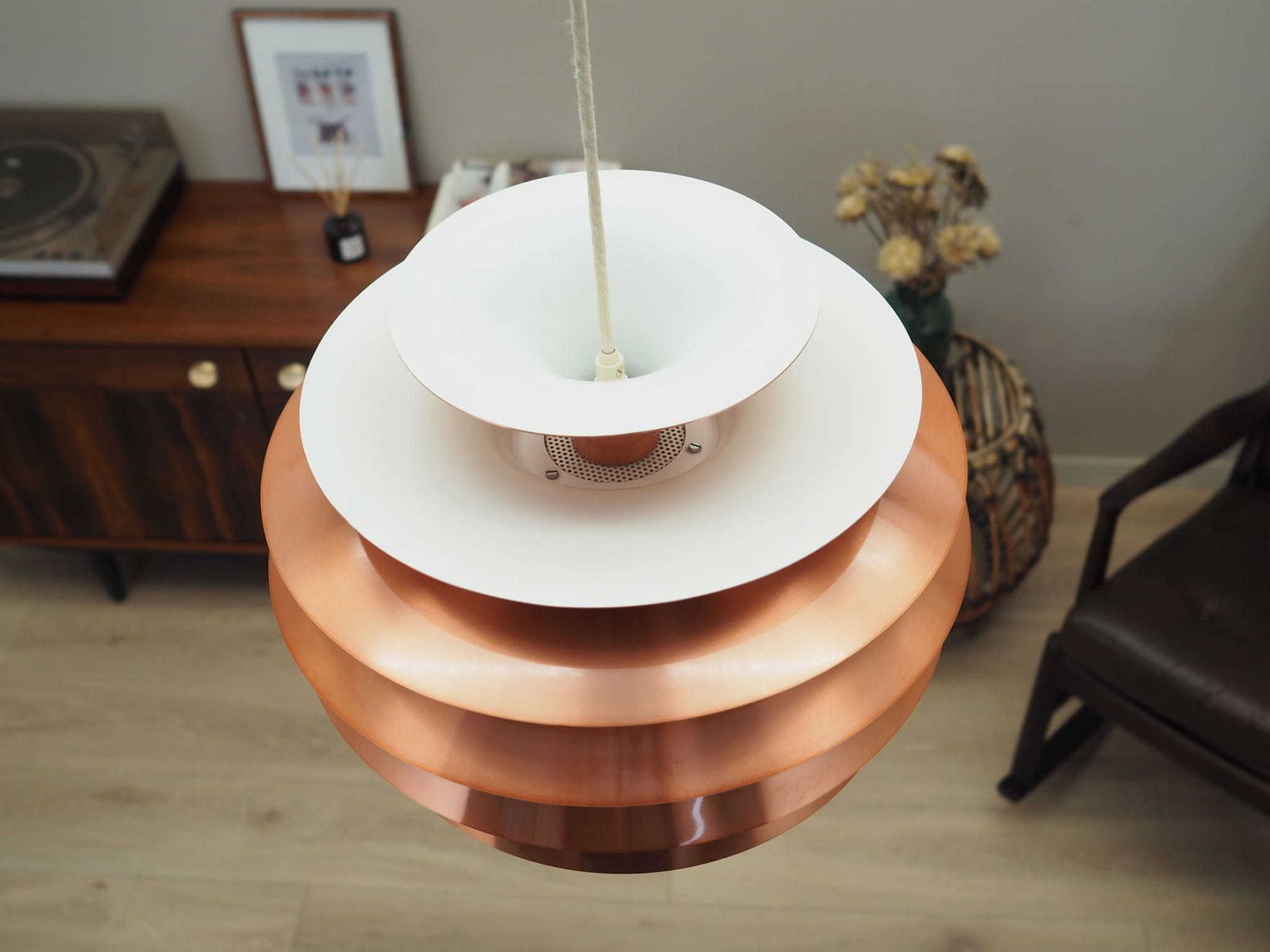 Pendant Lamp, Danish Design, 1980s, Designer: Bent Karlby, Manufacture: Lyfa photo Lighting