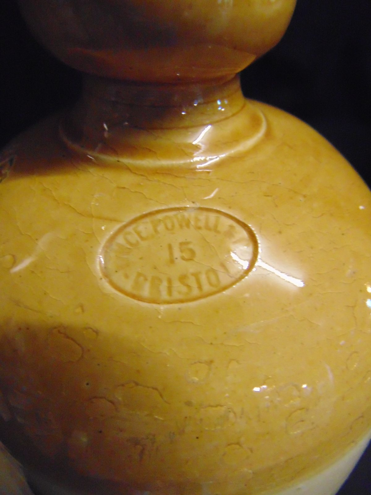 Late 19thc Stoneware Hot Water Bottle   Vince Powell & Co, Bristol photo vinterior