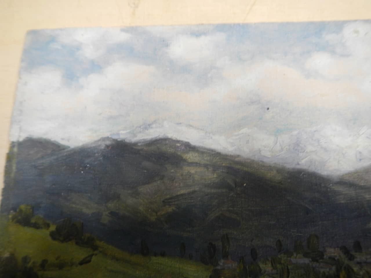 Oil Painting By Des Champs "Pirenes" photo buy