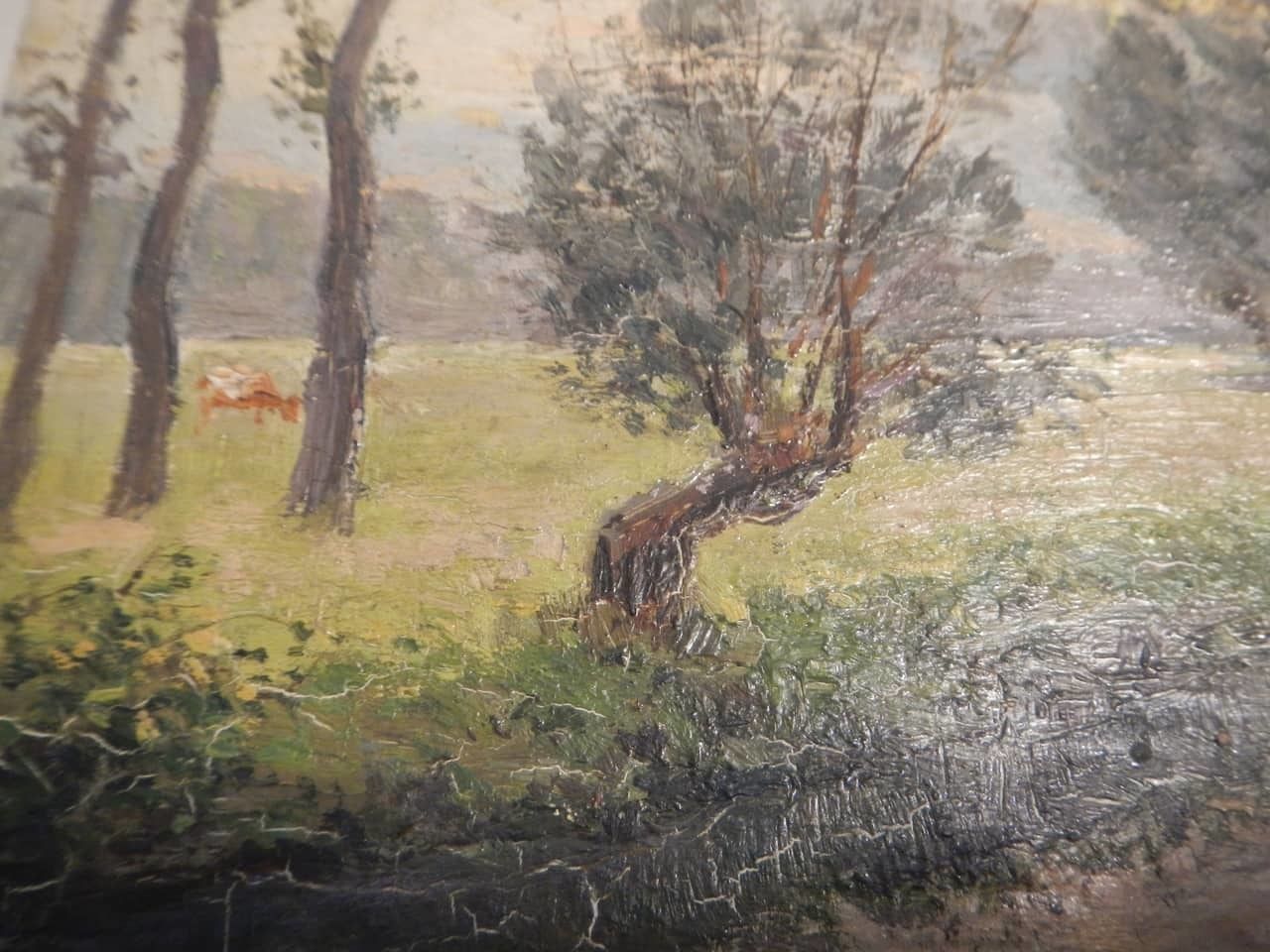 Oil Painting By Des Champs "River" photo Art