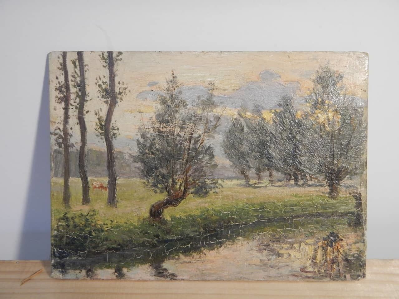 Oil Painting By Des Champs "River" photo 499.2