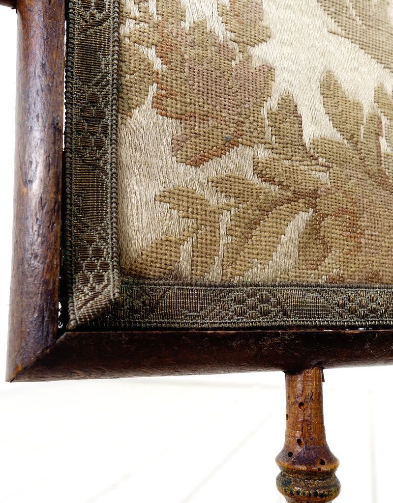 Faux Bamboo Fire Screen photo vintage