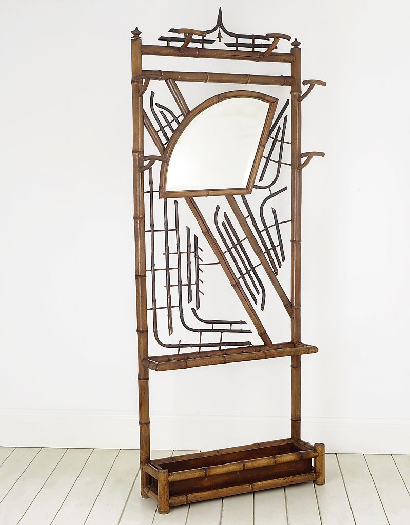 Bamboo  Coat  Stand, 1800s, Antique